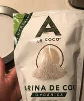 Amount of sugar in Harina de coco