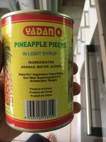 Sugar and nutrients in Yadan