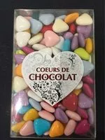 Quantité de sucre dans Coeurs chocolat tte couleur