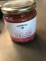 入っている砂糖の量 Sauce Tomate Au Thon & Olives Bio Kazidomi