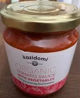 İçindeki şeker miktarı Sauce tomate aux légumes bio