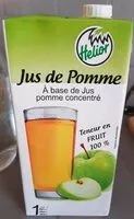 चीनी की मात्रा Jus de pomme