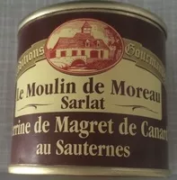 Suhkru kogus sees Terrine de magret de canard au Sauternes