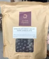 含糖量 Chocolate whey balls dark chocolate