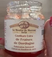 Suhkru kogus sees Confiture extra de fraises de Dordogne