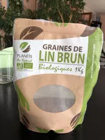 Sokerin määrä sisällä Graines de lin brun