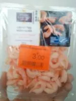 चीनी की मात्रा Crevettes nordiques
