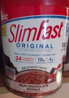 Sugar and nutrients in Slim fast