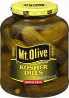 Suhkru kogus sees Kosher dills