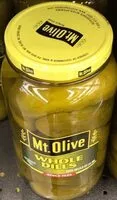 Количество сахара в Mt olive whole dills