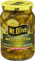 Количество сахара в Bread & Butter Chips
