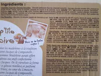 Amount of sugar in méli mélo de biscuits fins
