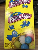 Cantidad de azúcar en Mini Robin Eggs