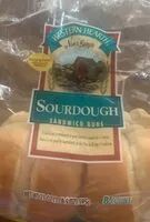 Количество сахара в Sourdough sandwhich buns