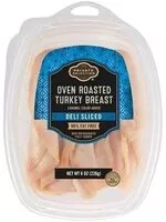 Amount of sugar in Private selection, deli sliced oven roasted turkey breast