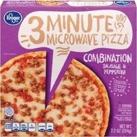Zuckermenge drin Combination sausage & pepperoni minute microwave pizza