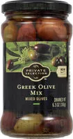 Amount of sugar in Greek olive mix
