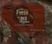 Cantidad de azúcar en fresh red potatoes