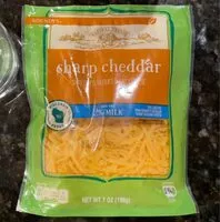 Cantidad de azúcar en Sharp cheddar shredded reduce fat cheese