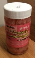 入っている砂糖の量 Sushi Ginger Gari