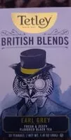 İçindeki şeker miktarı British Blends Tea Bags Earl Grey