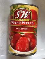 Suhkru kogus sees Premium Whole Peeled Tomatoes
