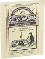 Sokerin määrä sisällä Miso-cup vegetable soup