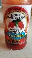 Jumlah gula yang masuk Chili Habanero original Rojo