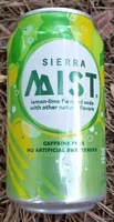 糖質や栄養素が Sierra mist