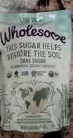 Amount of sugar in Cane sugar