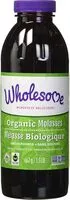 Amount of sugar in Organic Molasses