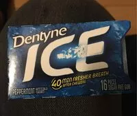 Jumlah gula yang masuk Dentyne ice gum peppermint