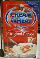 Sugar and nutrients in Cream of wheat