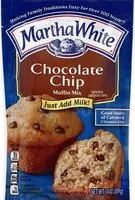Suhkru kogus sees Chocolate chip muffin mix