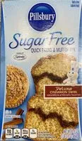 Suhkru kogus sees Sugar Free Deluxe Cinnamon Swirl Quick Bread & Muffin Mix