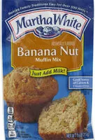 Suhkru kogus sees Banana nut muffin mix
