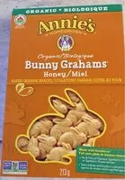 Suhkru kogus sees Annie's Homegrown Graham Snacks - Bunny Grahams Honey