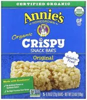 Suhkru kogus sees Organic crispy snack bars original