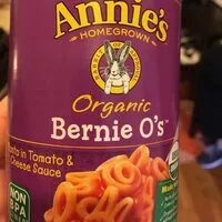 İçindeki şeker miktarı Annies organic canned pasta bernie o s pasta