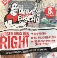 Amount of sugar in Burger Buns Done Right