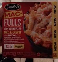 入っている砂糖の量 Mac Fulls pepperoni pizza mac & cheese bowl