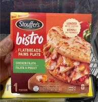İçindeki şeker miktarı Chicken Fajitas Flatbread