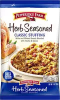 Sokerin määrä sisällä Herb seasoned classic stuffing