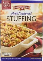 Sokerin määrä sisällä Herb seasoned stuffing