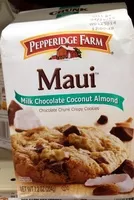 Количество сахара в Pepperidge farm cookies