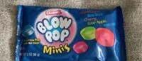 Количество сахара в Charms blow pops minis pouch
