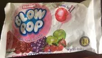 Количество сахара в Blow pop assorted bubble gum filled pops