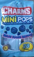 Количество сахара в Charms mini pops