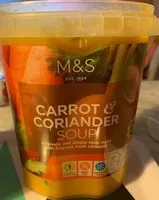 Sucre et nutriments contenus dans Mark and spencer