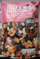 入っている砂糖の量 Fruit & Nut Selection